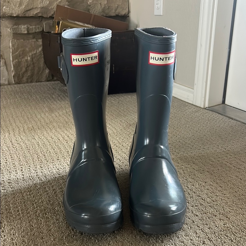 Hunter Gray Rain Boots